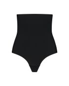 String sculptant taille haute noir