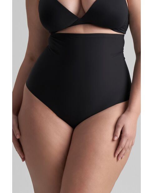 String sculptant taille haute noir