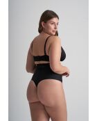 String sculptant taille haute noir