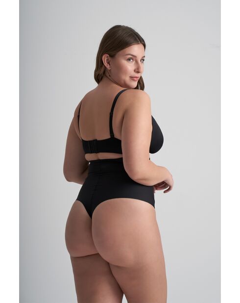 String sculptant taille haute noir