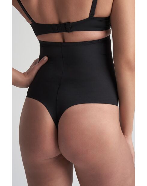 String sculptant taille haute noir