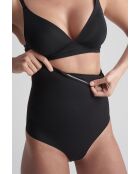 String sculptant taille haute noir