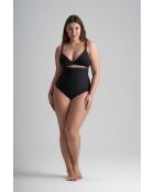 String sculptant taille haute noir