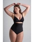 String sculptant taille haute noir