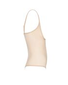 Bodysuit WYOB en tulle gainant beige