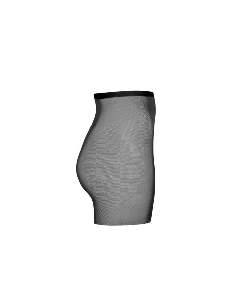 Pantalones cortos negros de tul con revestimiento