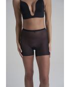 Pantalones cortos negros de tul con revestimiento