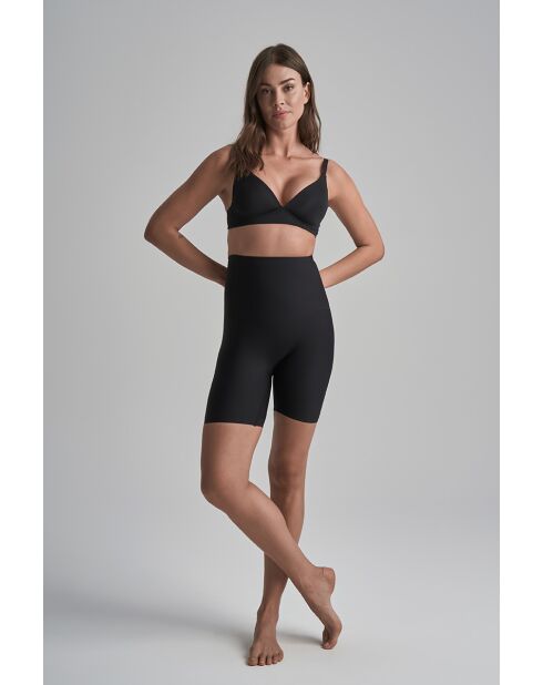 Short sculptant taille haute noir