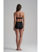 Confezione da 2 mutandine nere a vita media Smooth Essentials