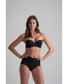 Confezione da 2 mutandine nere a vita media Smooth Essentials