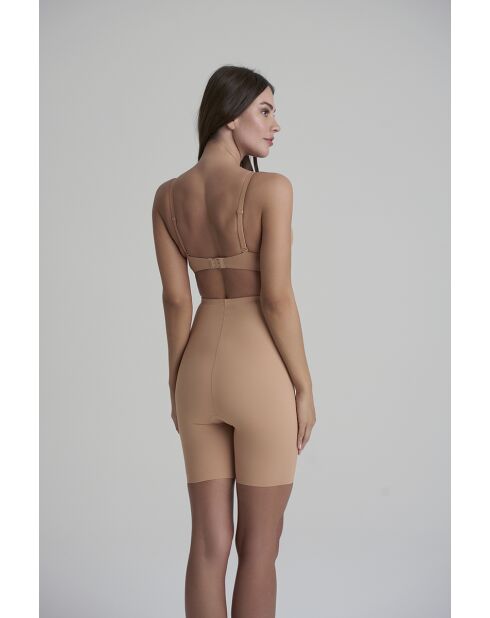 Short taille haute sculptant miel