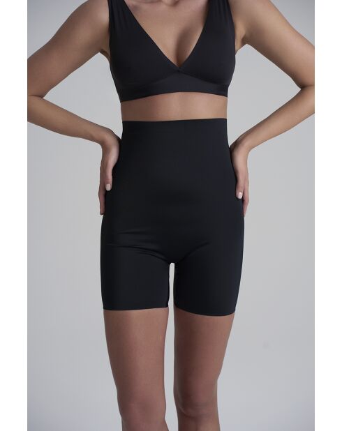 Short invisible taille haute noir