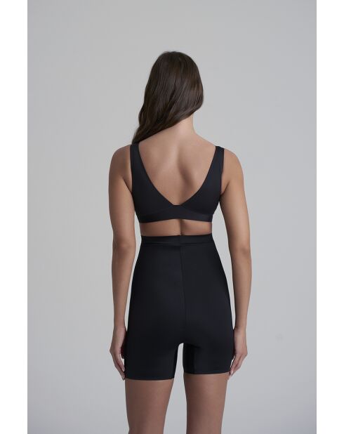 Short invisible taille haute noir