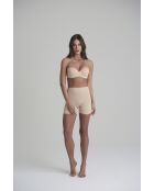 Shorty sculptant taille mi-haute beige