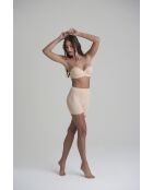 Shorty sculptant taille mi-haute beige