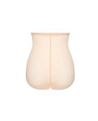 Beige slipje van tule met hoge taille