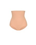 Bragas adelgazantes de cintura alta color miel