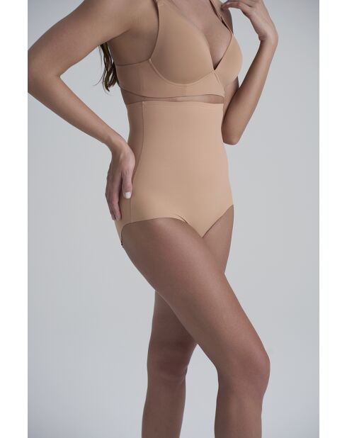 Culotte gainante taille haute miel