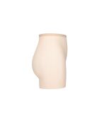 Beigefarbene Tüllshorts mit Ummantelung