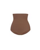 Nauwsluitend slipje met hoge taille in cacao