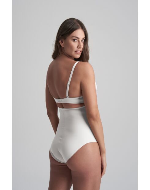 Culotte gainante taille haute ivoire