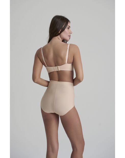 Smooth Essentials beigefarbener Slip mit mittelhohem Bund, 2er-Pack