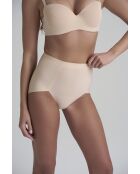 Pack de 2 calzoncillos beige de talle medio Smooth Essentials