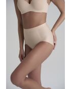 Pack de 2 calzoncillos beige de talle medio Smooth Essentials