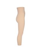 Leggings capri scolpiti a vita alta beige
