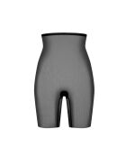 Pantaloncini in tulle con fodera nera a vita alta