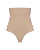 Perizoma modellante beige a vita alta