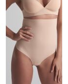 Perizoma modellante beige a vita alta