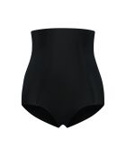 Schwarzer Slip von Smooth Essentials mit hoher Taille