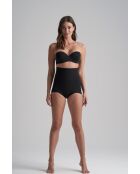 Schwarzer Slip von Smooth Essentials mit hoher Taille