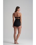 Schwarzer Slip von Smooth Essentials mit hoher Taille