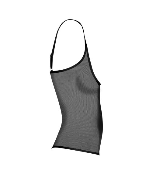 Bodysuit WYOB en tulle gainant noir