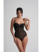 Bodysuit WYOB en tulle gainant noir