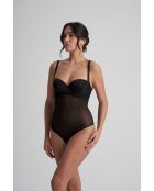 Bodysuit WYOB en tulle gainant noir