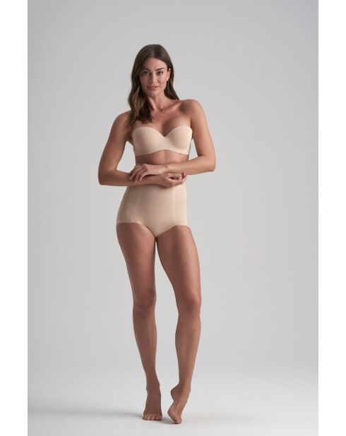 Braguita beige de cintura alta Smooth Essentials