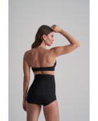 Schwarzer Slip von Smooth Essentials mit hoher Taille