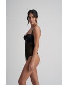 Bodysuit WYOB en tulle gainant noir