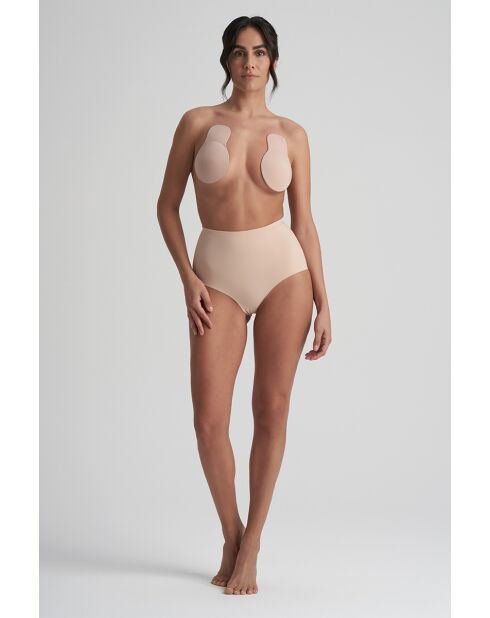 Rehausseur push-up en silicone mat beige