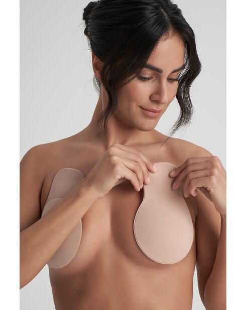 Rehausseur push-up en silicone mat beige