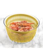 Centrifugeuse à salades Spin&Store jaune acide - D.26 cm