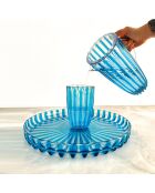 Pichoir avec couvercle Dolcevita (ISCC+) turquoise - 27x13 cm