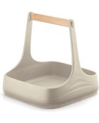 Organisateur de table/cuisine All Together taupe - 22 x 22 x h22,5 cm