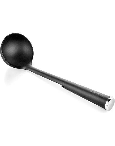 Ensemble de cuisine guzzini de 5 louches avec base chrome - 19 x h35 cm