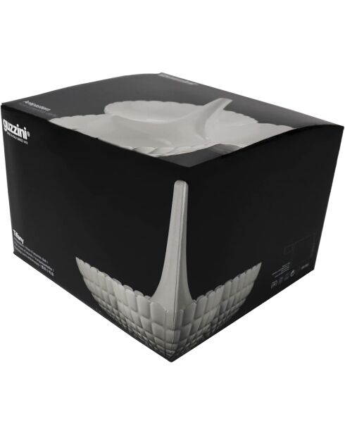 Plat à hors d'oeuvre Tiffany terre cuite - 15,5x23,5x25 cm