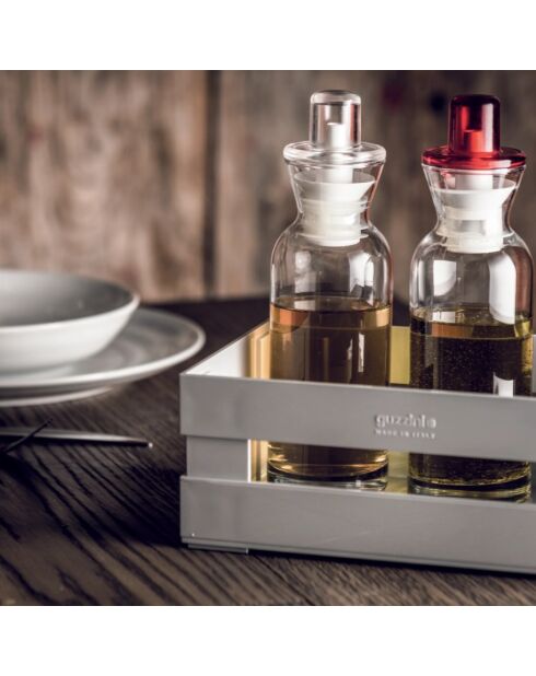 Perfect Dressing transparenter Öl-/Essigbehälter, 22,5 x 6,5 cm