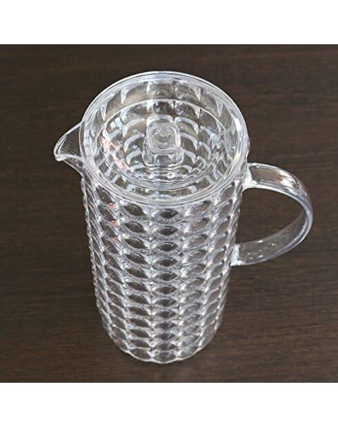 Carafe Tiffany transparente - 25,5x11,5 cm